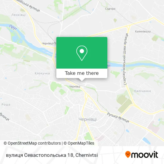 вулиця Севастопольська 18 map