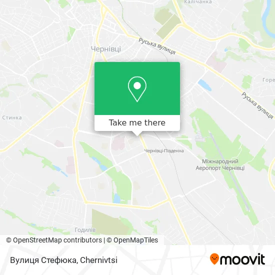 Вулиця Стефюка map