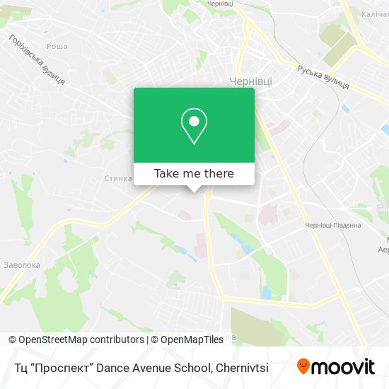 Тц “Проспект” Dance Avenue School map