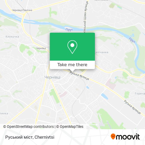 Руський міст map