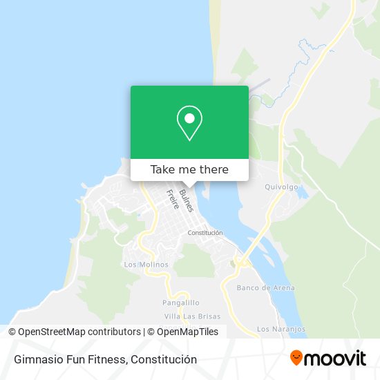 Mapa de Gimnasio Fun Fitness