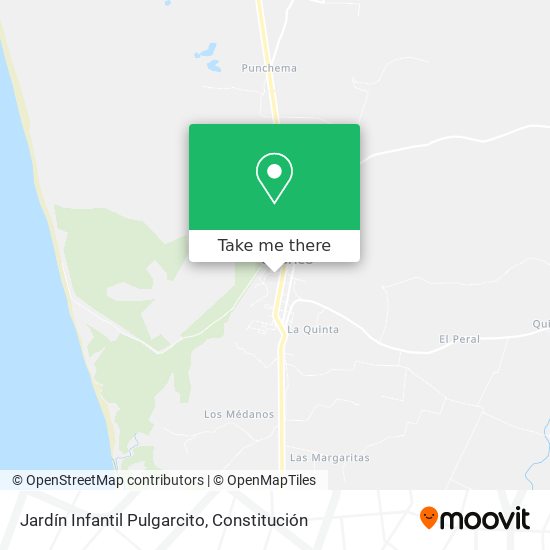 Jardín Infantil Pulgarcito map
