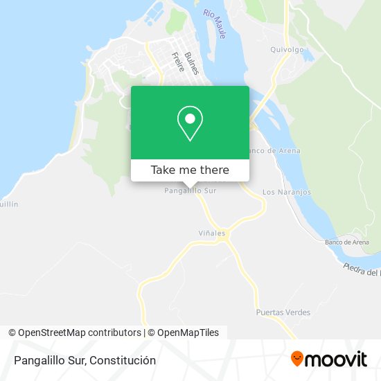 Mapa de Pangalillo Sur