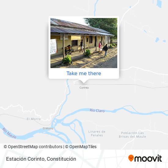 Estación Corinto map