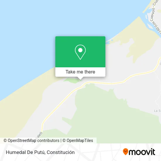 Humedal De Putú map