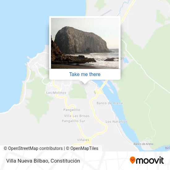 Villa Nueva Bilbao map