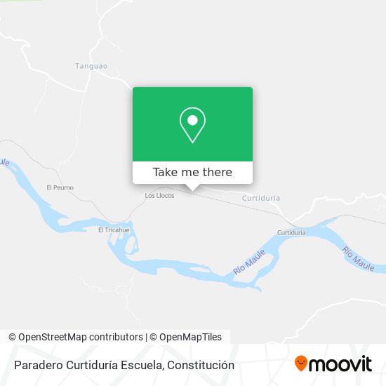 Mapa de Paradero Curtiduría Escuela
