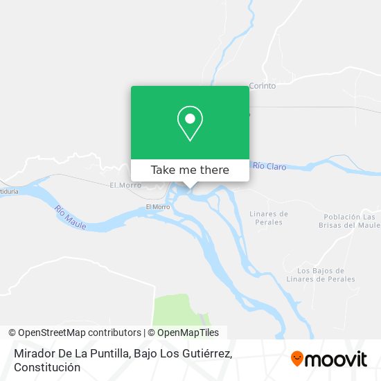 Mirador De La Puntilla, Bajo Los Gutiérrez map