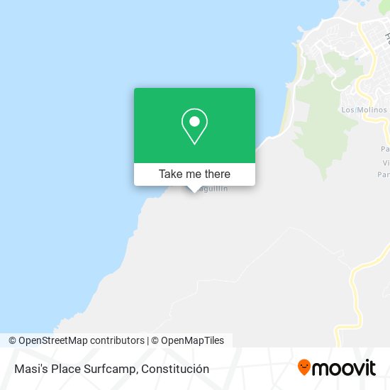 Mapa de Masi's Place Surfcamp