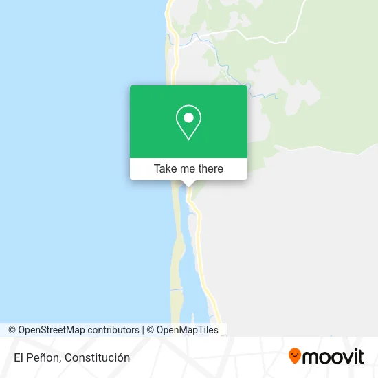El Peñon map