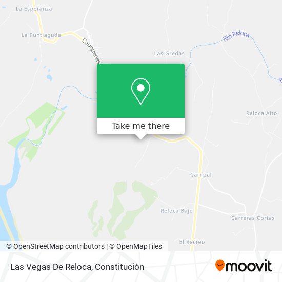 Mapa de Las Vegas De Reloca