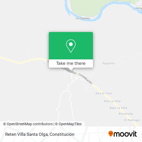 Reten Villa Santa Olga map