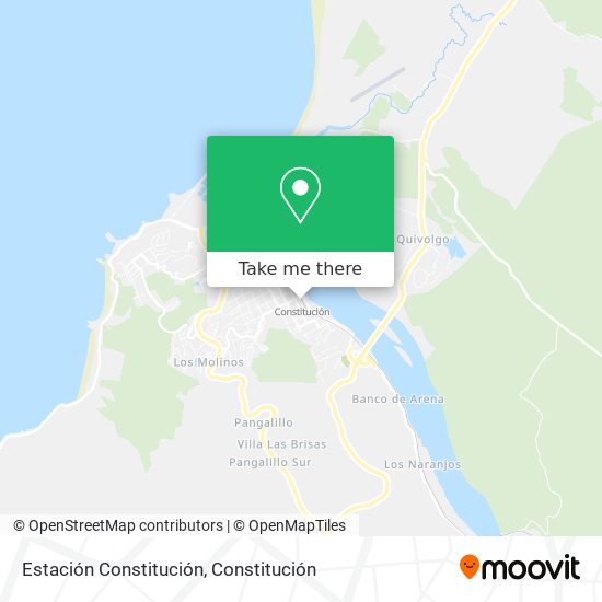 Mapa de Estación Constitución