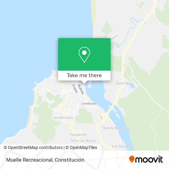 Muelle Recreacional map