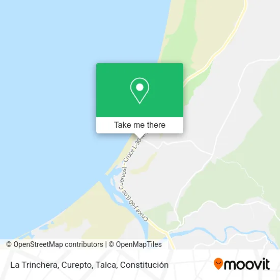 La Trinchera, Curepto, Talca map