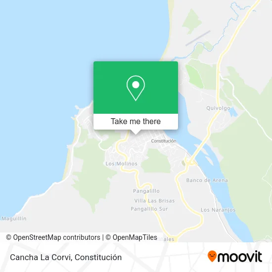 Cancha La Corvi map