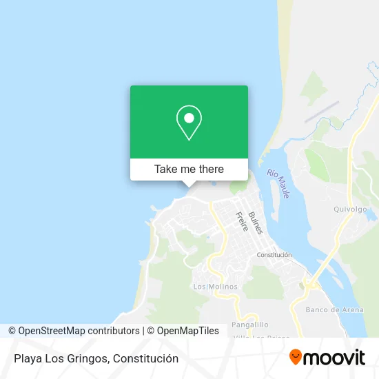Playa Los Gringos map