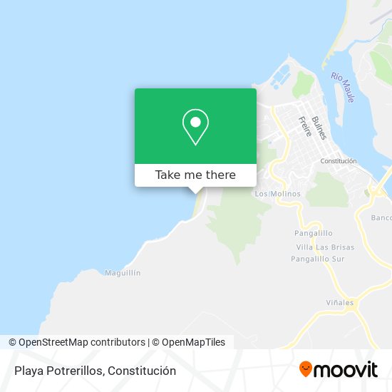 Playa Potrerillos map