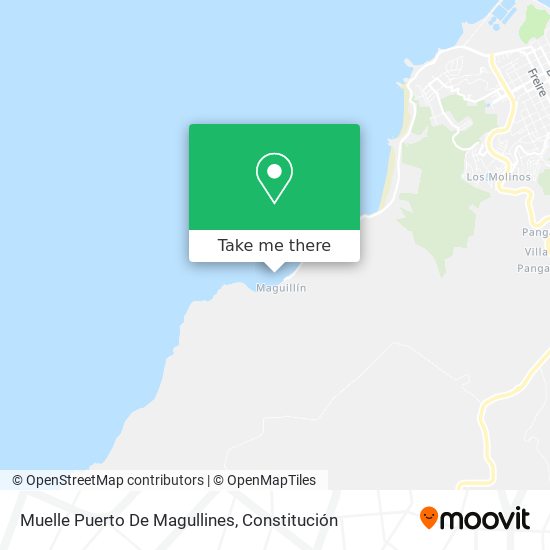 Muelle Puerto De Magullines map