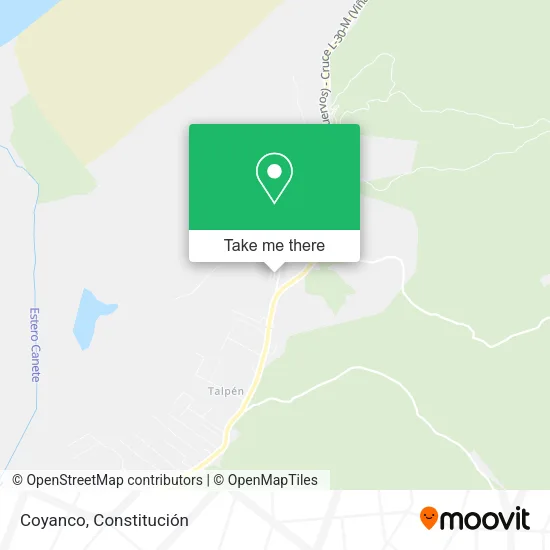 Coyanco map