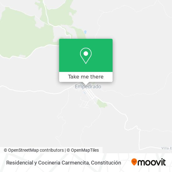 Mapa de Residencial y Cocineria Carmencita