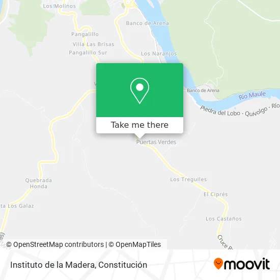 Instituto de la Madera map
