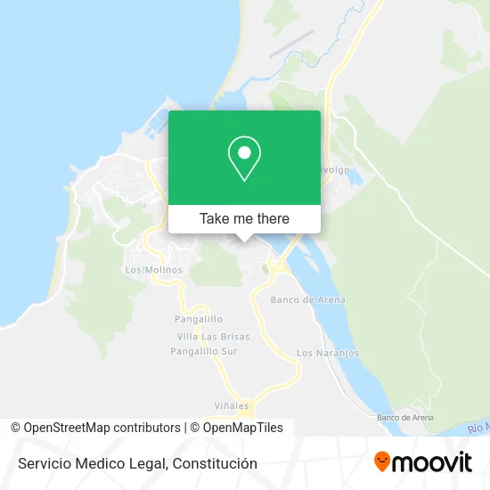 Mapa de Servicio Medico Legal