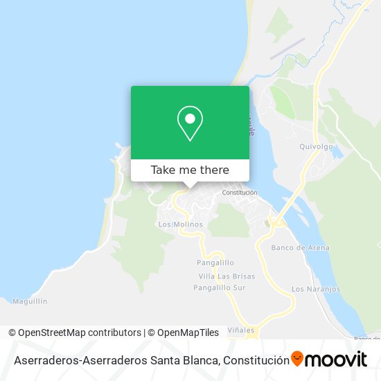 Aserraderos-Aserraderos Santa Blanca map