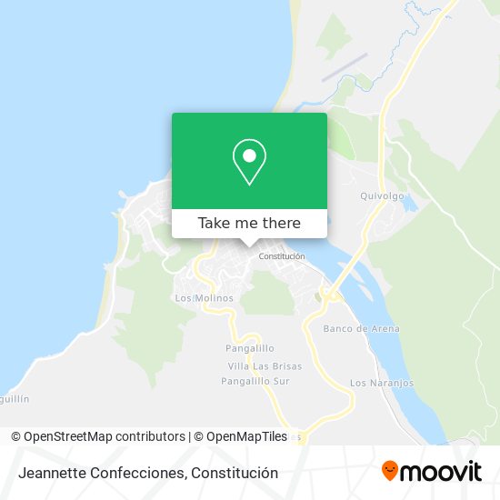 Mapa de Jeannette Confecciones