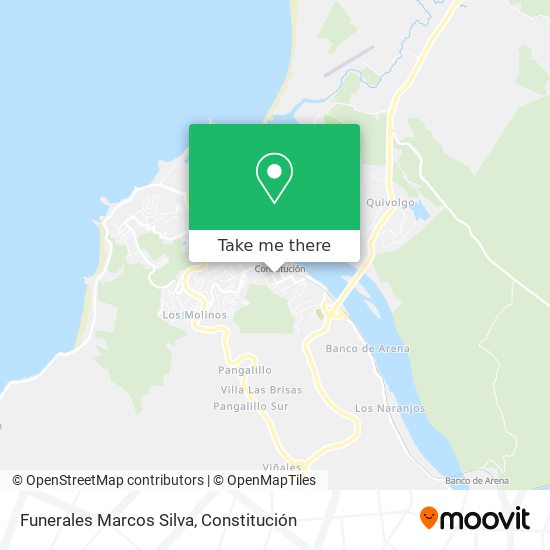 Mapa de Funerales Marcos Silva