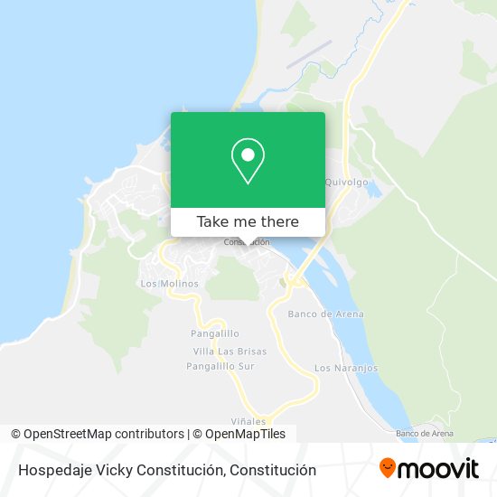 Hospedaje Vicky Constitución map