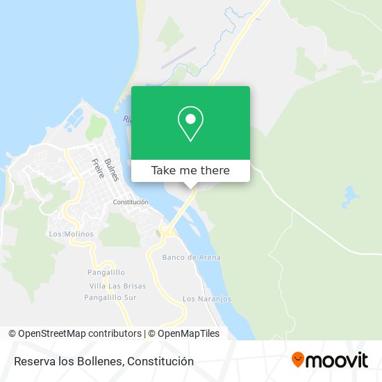 Reserva los Bollenes map