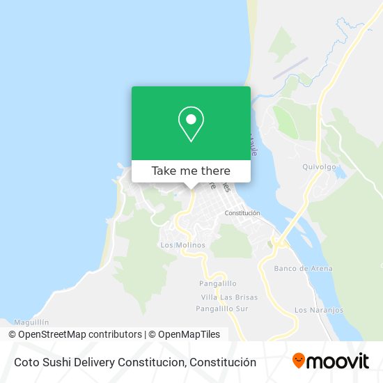 Coto Sushi Delivery Constitucion map