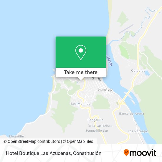 Hotel Boutique Las Azucenas map