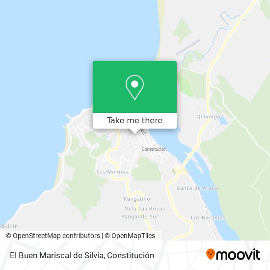 El Buen Mariscal de Silvia map