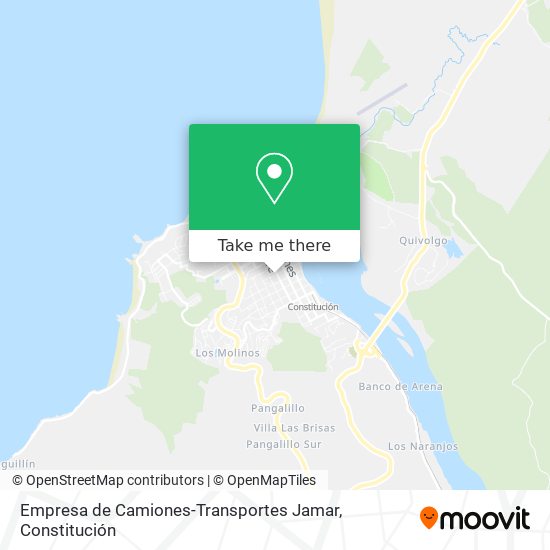 Mapa de Empresa de Camiones-Transportes Jamar