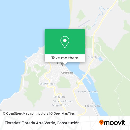 Mapa de Florerias-Floreria Arte Verde
