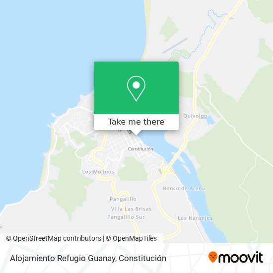 Alojamiento Refugio Guanay map