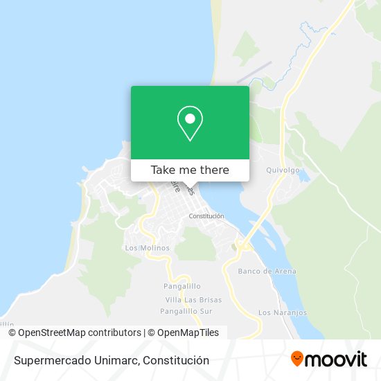 Supermercado Unimarc map