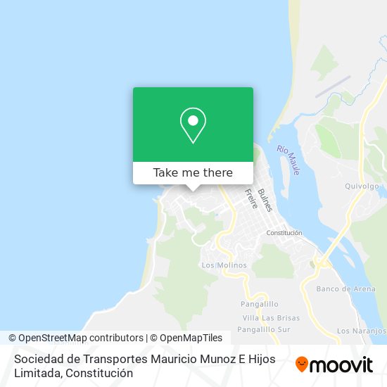 Sociedad de Transportes Mauricio Munoz E Hijos Limitada map