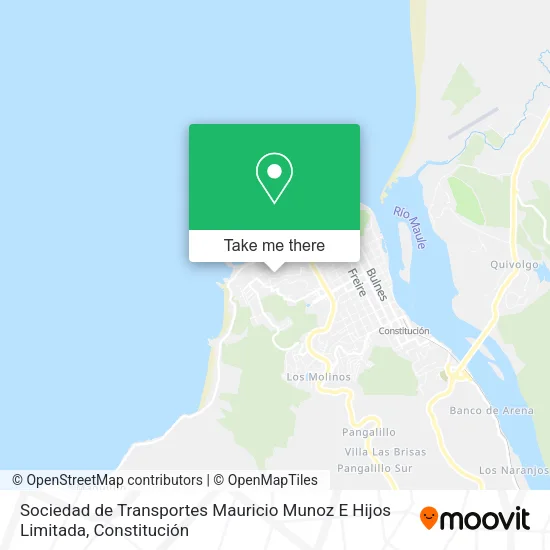 Sociedad de Transportes Mauricio Munoz E Hijos Limitada map