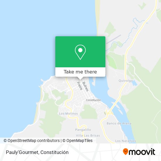 Pauly'Gourmet map