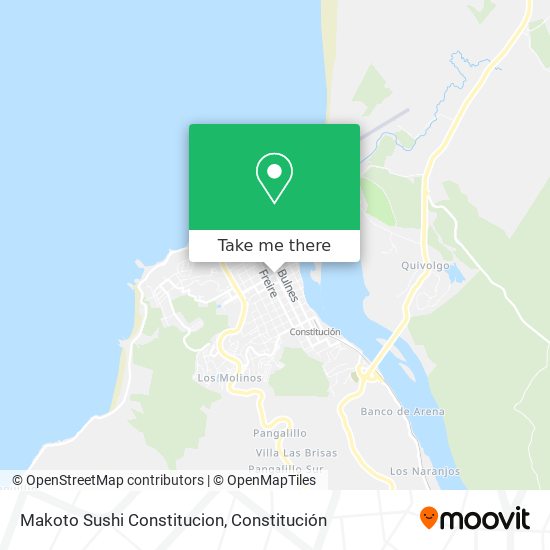 Makoto Sushi Constitucion map