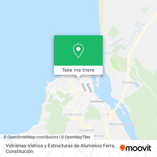 Vidrierias-Vidrios y Estructuras de Aluminios Ferra map