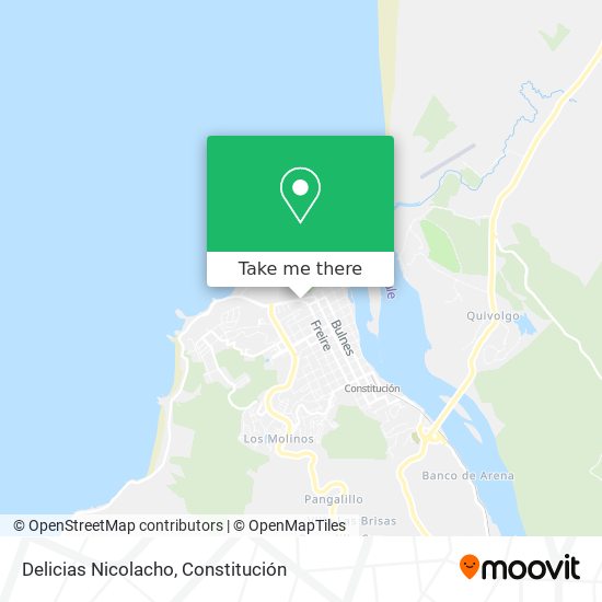 Delicias Nicolacho map