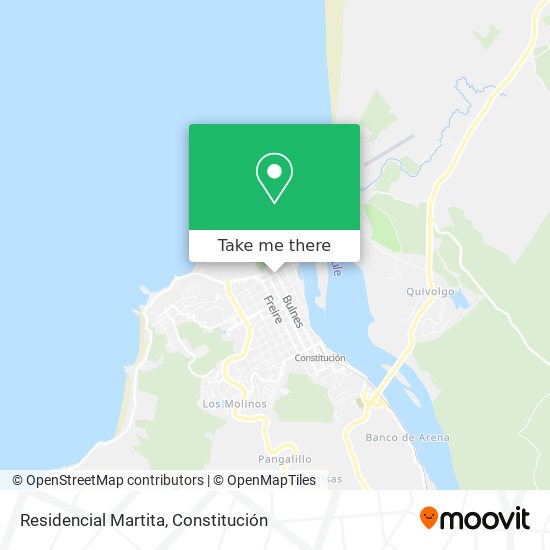 Residencial Martita map