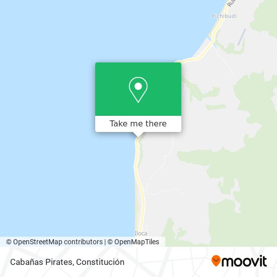 Cabañas Pirates map