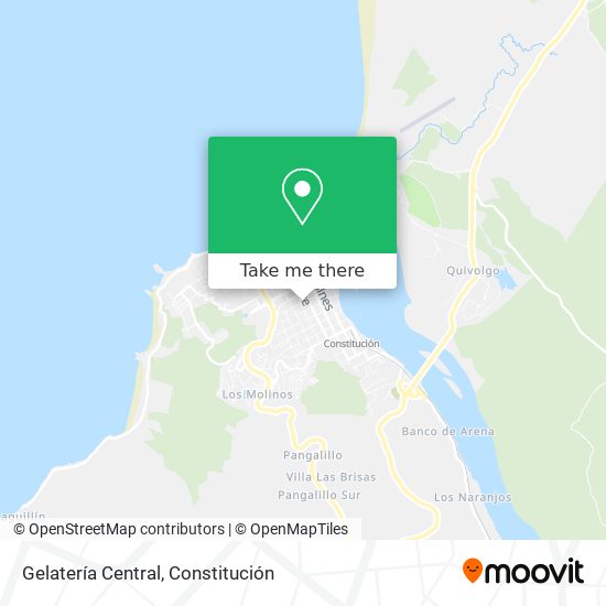 Mapa de Gelatería Central