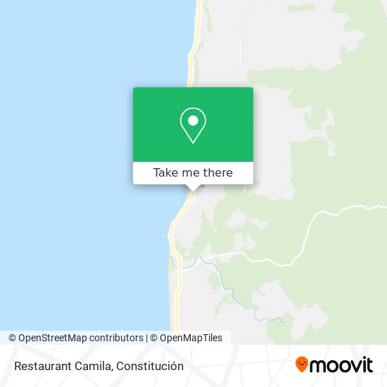 Restaurant Camila map