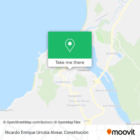 Ricardo Enrique Urrutia Alvear map